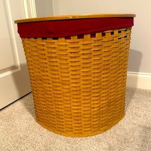 Longaberger laundry corner basket